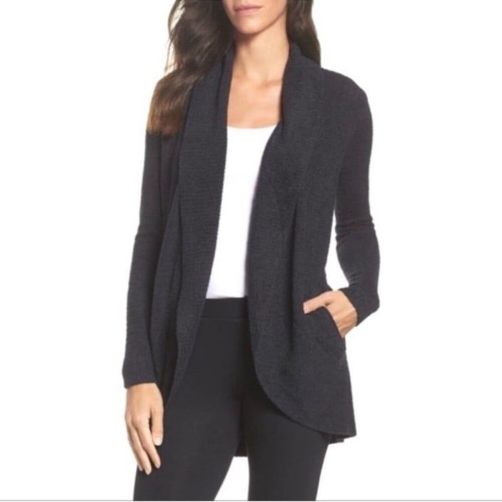 Barefoot Dreams CozyChic Lite Circle Cardigan M EUC